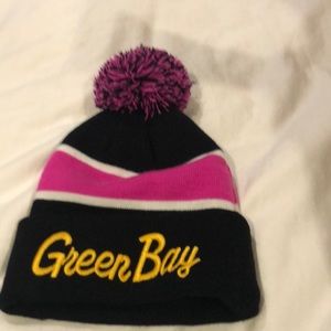 New Green Bay Hat, Cable knit
